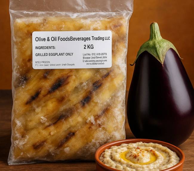 Grilled Frozen Eggplant